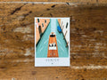 Venice Postcard Water Taxi - Venetian Canal Illustration