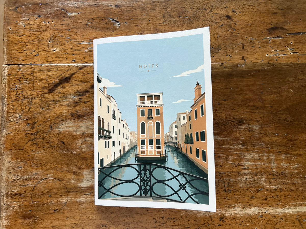Venice Notebook Palazzo Tetta – Illustrated Travel Notes Journal