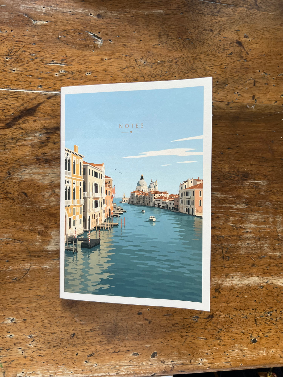 Venice Notebook – Grand Canal &Santa Maria della Salute Travel Journal