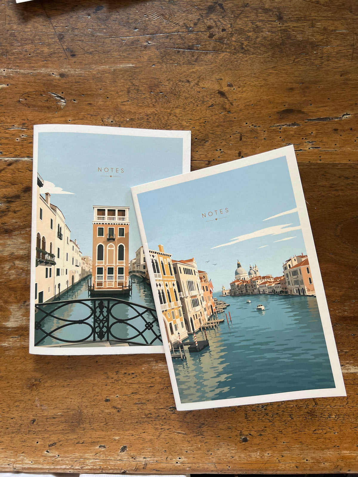 Venice Notebook Set – Palazzo Tetta & Grand Canal Illustrated Journals