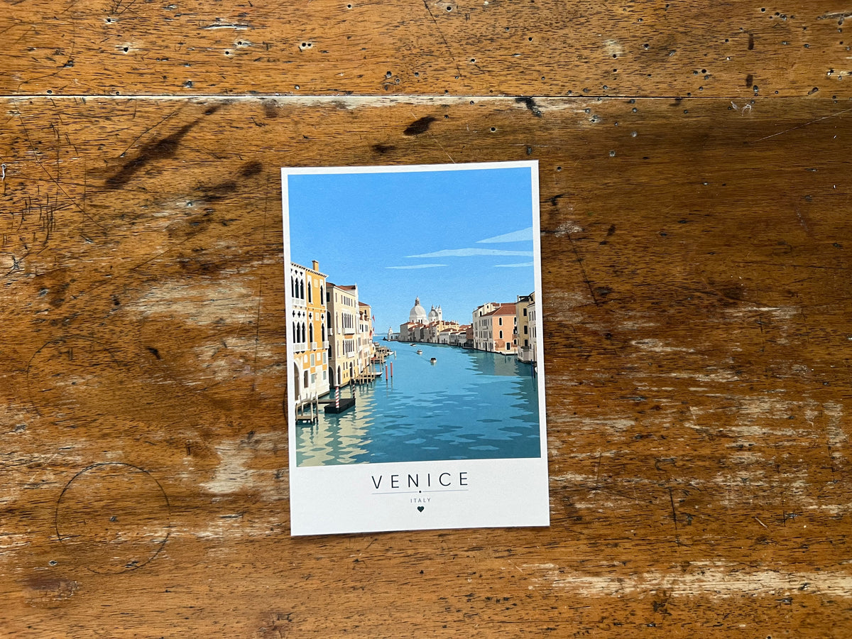 Venice Postcard – Grand Canal & Santa Maria della Salute View