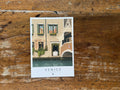 Venice Postcard Ai Barbacani – Romantic Canal Restaurant Illustration